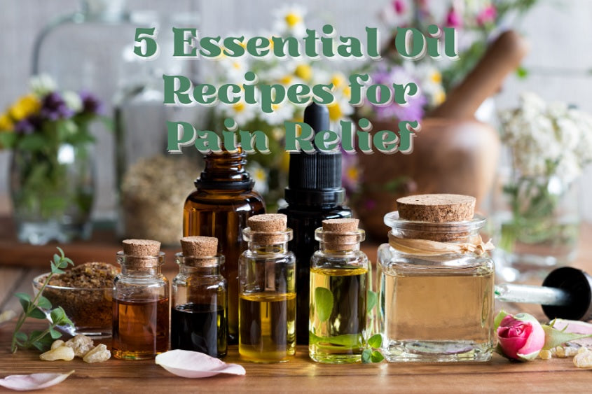 5 Essential Oil Recipes for Pain Relief