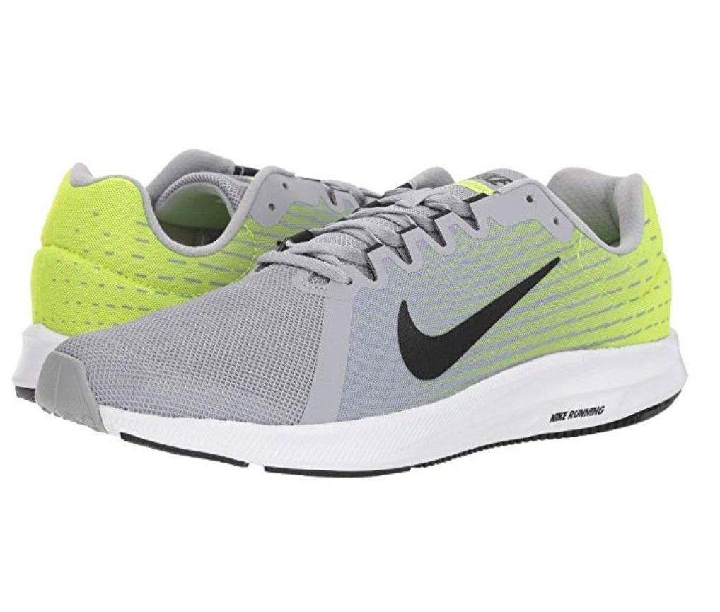 Nike Downshifter 8 Men's Size 12.5 Wolf Grey Black Volt White 908984-009