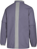 adidas Fielder's Choice 2.0 Convertible Baseball Jacket Men's XS Onix Heather Climalite