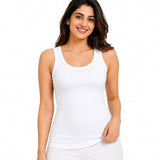 Zenana Women's 2 Pack Ribbed Tank Tops Black White Sleeveless Plus Size 3X