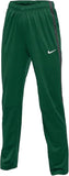 Nike Women's Training Pants Green Athletic Track Pants Mid Rise Elastic Waist Workout