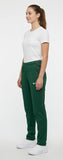 Nike Women's Training Pants Green Athletic Track Pants Mid Rise Elastic Waist Workout