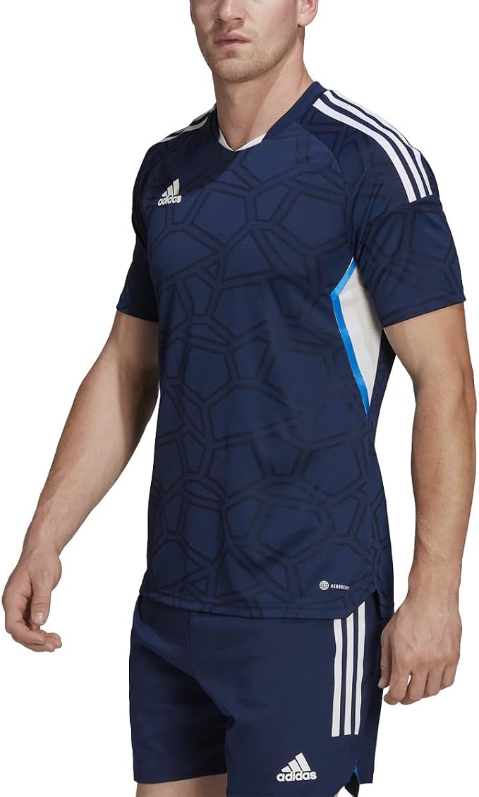 adidas Condivo 22 Match Day Soccer Jersey Medium Tenabl/White AEROREADY Performance Shirt