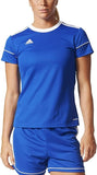 adidas Squadra 17 Women's Soccer Jersey 2XS Bold Blue/White Short Sleeve Training Shirt
