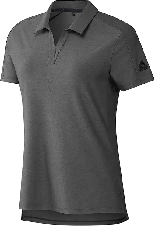 adidas Go-To Golf Polo Shirt Women's 2XL Gray Four Short Sleeve Performance Shirt