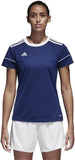 adidas Squadra 17 Women's Soccer Jersey Dark Blue White 2XS New