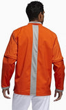 adidas Fielder's Choice 2.0 Men's Baseball Jacket Size M Collegiate Orange Quarter Zip Climalite