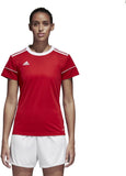 adidas Squadra 17 Women's Soccer Jersey 2XS Power Red/White Short Sleeve Training Game Shirt