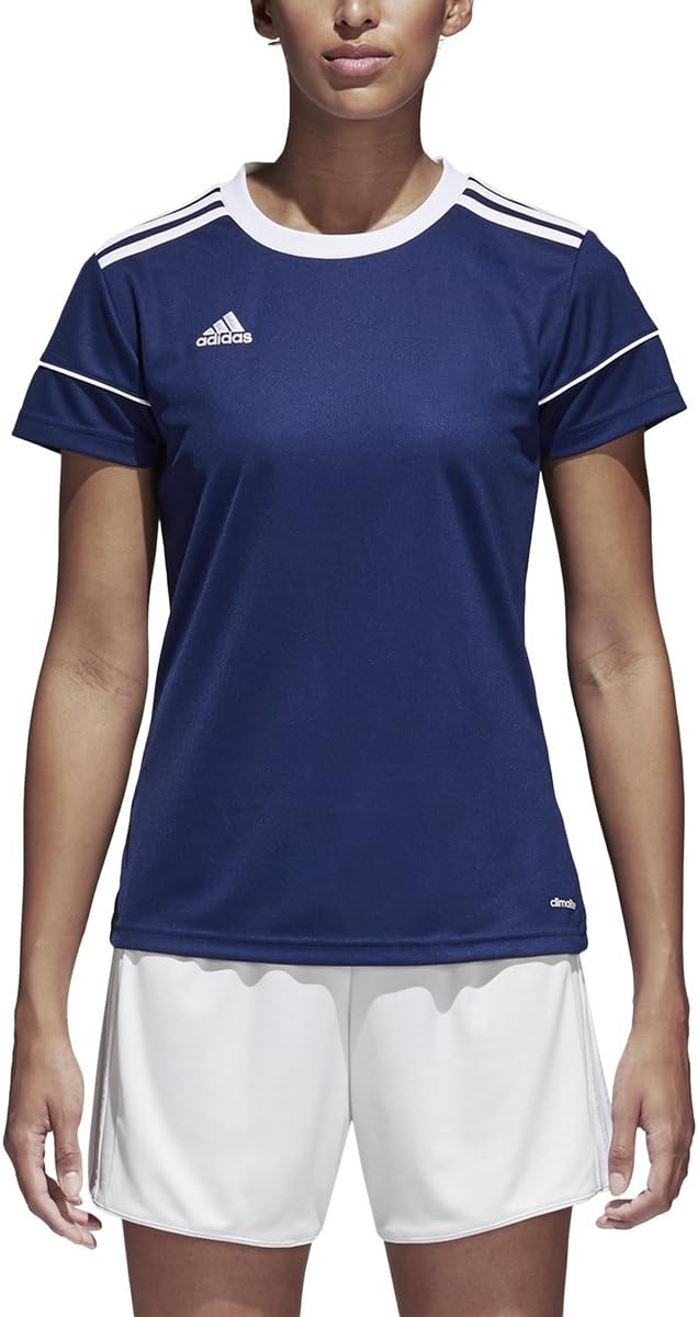 adidas Squadra 17 Women's Soccer Jersey Dark Blue White 2XS New