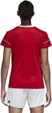 adidas Squadra 17 Women's Soccer Jersey 2XS Power Red/White Short Sleeve Training Game Shirt