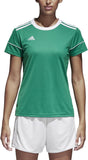 adidas Squadra 17 Women's Soccer Jersey 2XS Bold Green/White Climalite Training Shirt