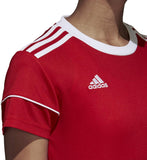 adidas Squadra 17 Women's Soccer Jersey 2XS Power Red/White Short Sleeve Training Game Shirt
