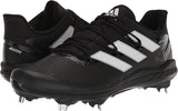 adidas Adizero Afterburner 8 Men's Baseball Cleats Black/Team Power Red 12.5 Used