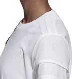 adidas Squadra 17 Women's Soccer Jersey 2XS White Climalite Short Sleeve Training Shirt