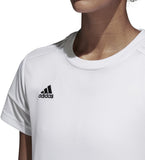 adidas Squadra 17 Women's Soccer Jersey 2XS White Climalite Short Sleeve Training Shirt