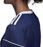 adidas Squadra 17 Women's Soccer Jersey Dark Blue White 2XS New