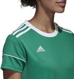 adidas Squadra 17 Women's Soccer Jersey 2XS Bold Green/White Climalite Training Shirt