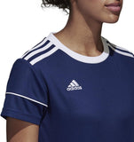 adidas Squadra 17 Women's Soccer Jersey Dark Blue White 2XS New