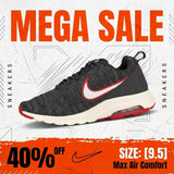 Nike Air Max Motion LW LE Men's Sneakers Black Solar Red Size 9.5 AO7410-001