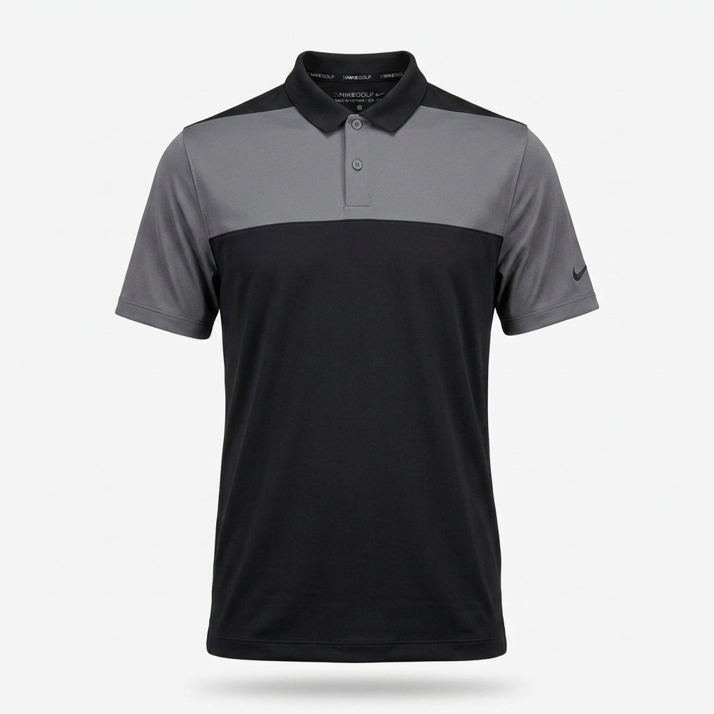 Nike Golf Dri-FIT Polo Shirt Men's Medium Black Dark Gray