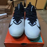 Shop Nike Lunar Vapor Ultrafly Elite baseball cleats in Black, Metallic Silver and White, Men's Size 15. Features Lunarlon cushioning, metal spikes and performance traction.