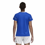 adidas Women's Squadra 17 Short Sleeve Soccer Jersey Blue