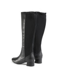 SEO Title: Clarks Women's Marilyn Abby Knee High Boots Black Leather Size 7.5