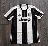 adidas Juventus FC 2016/17 Home Jersey Black White Men's Small Jeep