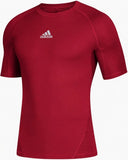 adidas Men's Alphaskin Compression Training T-Shirt Power Red 4XL