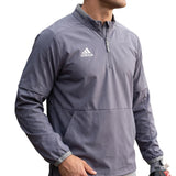 adidas Fielder's Choice 2.0 Convertible Baseball Jacket Men's XS Onix Heather Climalite