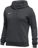Nike Women's Club Fleece Pullover Hoodie Small Anthracite French Terry Kangaroo Pocket