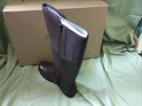 Clarks Cheyn Lindie Dark Brown Leather Knee High Boots Size 6 Wide Calf New
