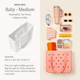 BOGG BAG Baby Bogg Medium Tote Bag For Shore White Waterproof EVA Beach Bag