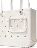 BOGG BAG Baby Bogg Medium Tote Bag For Shore White Waterproof EVA Beach Bag