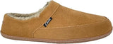 Clarks JMS0721 Men's Suede Slippers Cinnamon Size 12M Plush Sherpa Indoor Outdoor Comfort