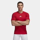 adidas Men's Alphaskin Compression Training T-Shirt Power Red 4XL