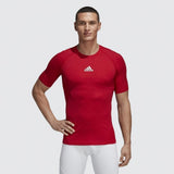 adidas Men's Alphaskin Compression Training T-Shirt Power Red 4XL