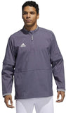 adidas Fielder's Choice 2.0 Convertible Baseball Jacket Men's XS Onix Heather Climalite