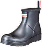 Hunter Original Short Gloss Rain Boots Women's Black Size 6 Waterproof Pull-On