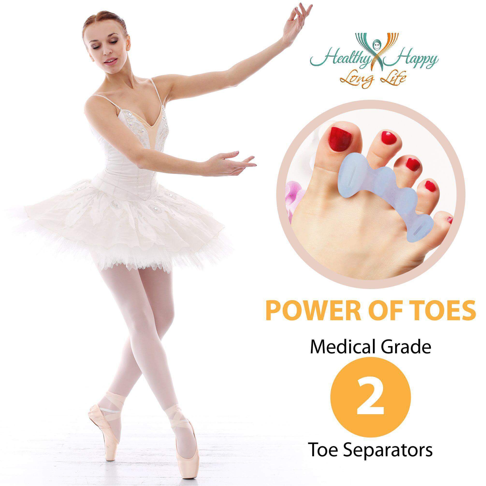 Toe Separators To Correct Toes & Relieve Pain